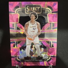 Brittney Griner 2024 Panini Select WNBA Concourse Pink Ice Prizm #68 Mercury