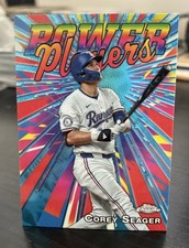 2025 Topps Chrome - Power Players Corey Seager #PP-8 Refractor Rangers