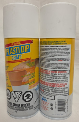 (2 Cans) Plasti Dip 11 oz. Crisp White Craft