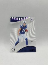 Alec Pierce 2022 Panini Chronicles Clear Vision Purple /49 Rookie CVR-30 Colts