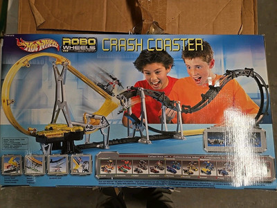 Hot Wheels Robo Wheels Crash Coaster Playset 2002 NEW OPENED BOX