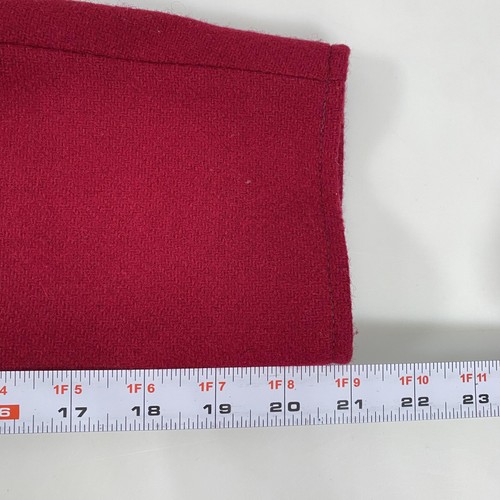 Vintage Pendleton Jacket Womens 8 Red Wool Silver Buttons Western Made USA 70s - Picture 11 of 13