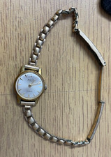 Dainty Vintage Ladies Avia Wind Up Watch Rolled Gold