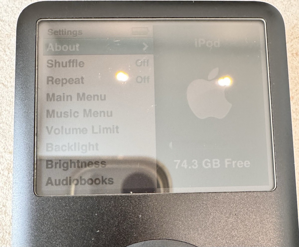 iPod Classic 第6世代 80GB A1238 MB147J iPod Classic 第6世代 80GB A1238 ブラック モデル MB147J