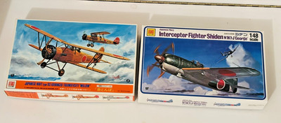 1/48 Japanese Navy Intercepter Fighter Shiden & Advanced Trainer Willow by Otaki