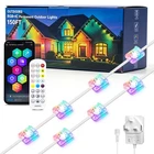 24V Smart RGB IC Permanent Eave Lights Outdoor LED String Lights IP67 App Remote