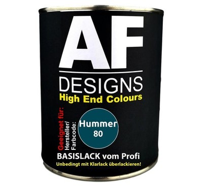 1L Autolack für Hummer 80 Verde Atlantida  Autolack Spritzfertig