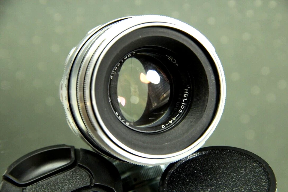 ANAMORPHIC HELIOS 44-2 2/58mm lens Cine mod - BOKEH FLARE 44-2 SILVER - Image 3 of 4