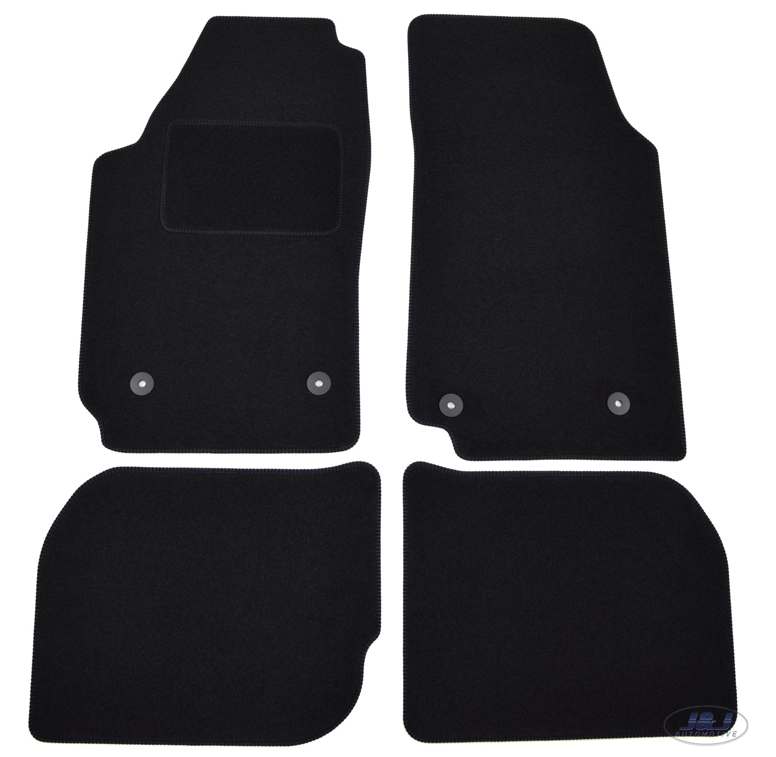 Tapis en velours sur mesure Audi 100 C4 noir finition haut de gamme