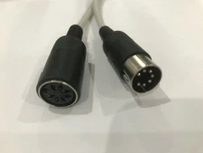 7 pin DIN 270 Degree extension lead / cable, male to female ( 3 Ft to 70 Ft ) US