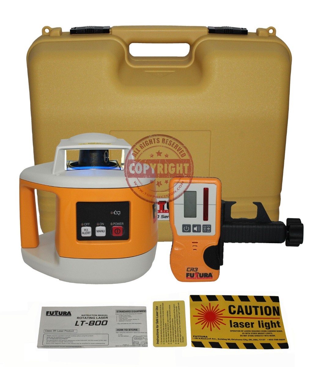 FUTTURA LT-800 SELF-LEVELING ROTARY LASER LEVEL, TOPCON, SPECTRA