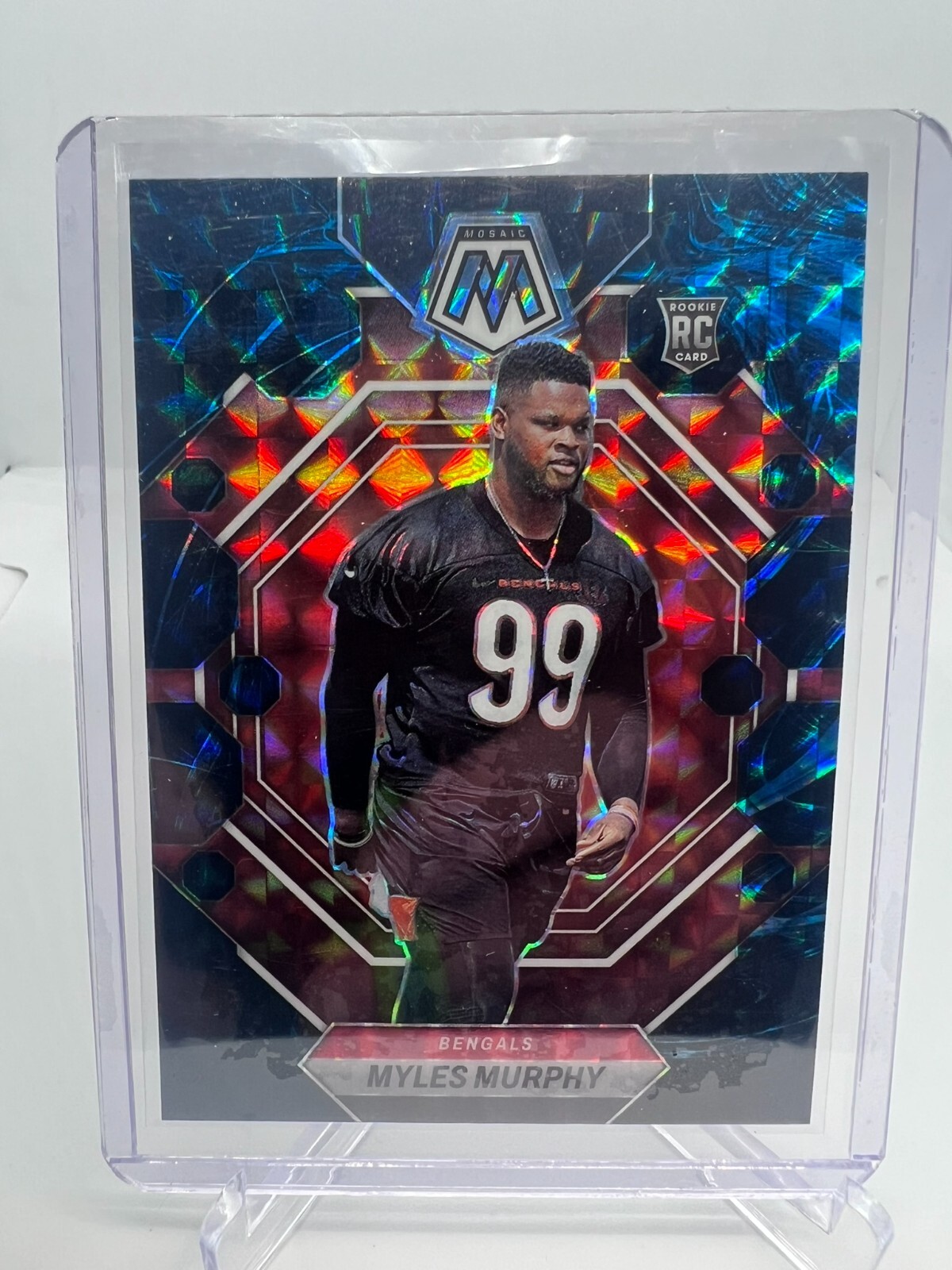 2023 Panini Mosaic MYLES MURPHY RC MOSAIC GENESIS PRIZM SSP Bengals ROOKIE #351