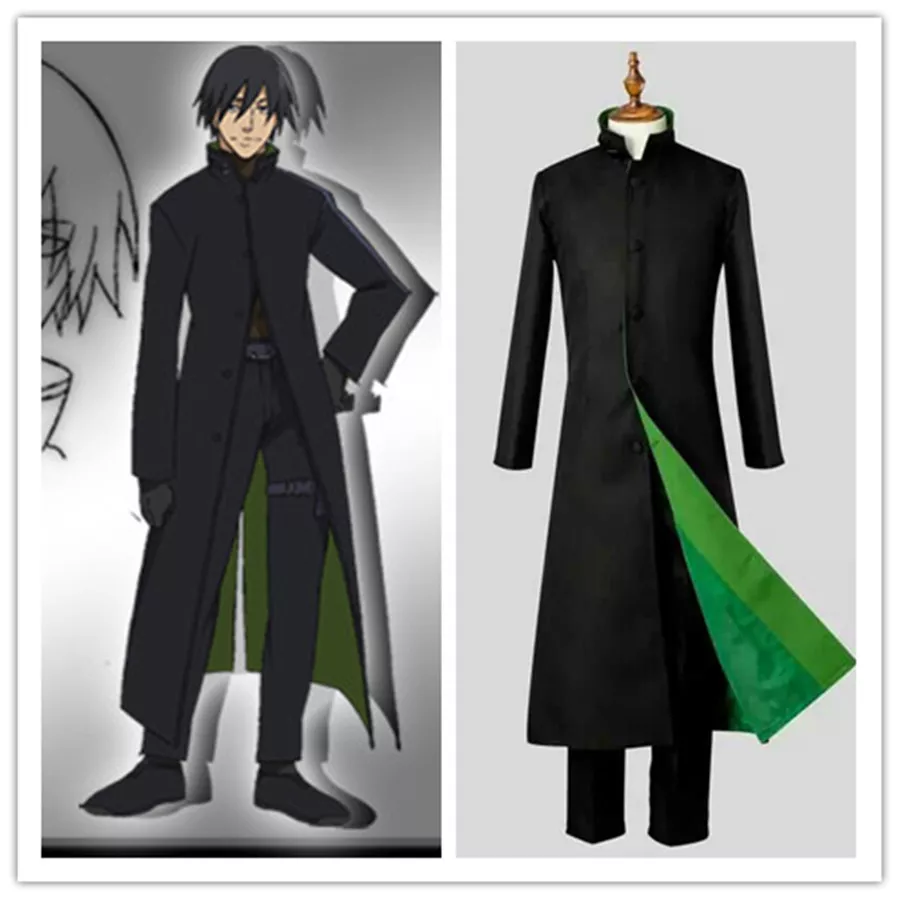 Darker Than Black Hei Cosplay Trench Coat