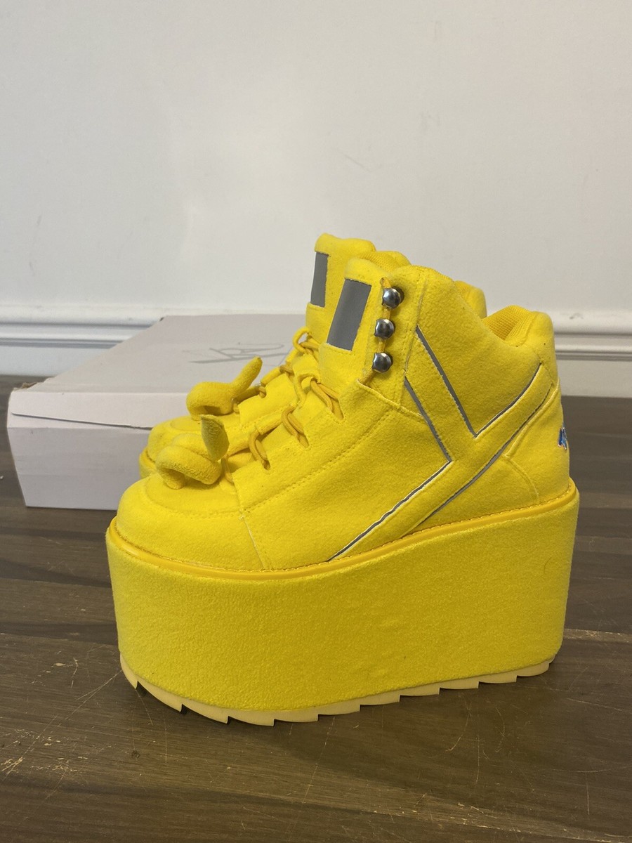 ⭐︎taiyou⭐︎ Rare YRU Teletubbies Yellow Platform Shoes Sneakers Costume