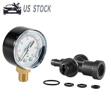 for Hayward DEX2400S Filter Air Gauge Adapter Assembly+ ECX270861 Pressure Gauge