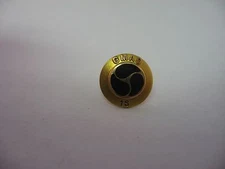 Vintage Service Award Pin Tie Tack: GM Assembly Div. GMAD General Motors 15 Year