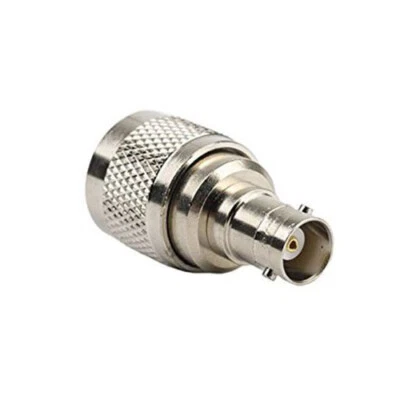 BNC Female Jack to UHF PL259 PL-259 Male RF Coaxial Adapter RF Connector - Image 1 of 3