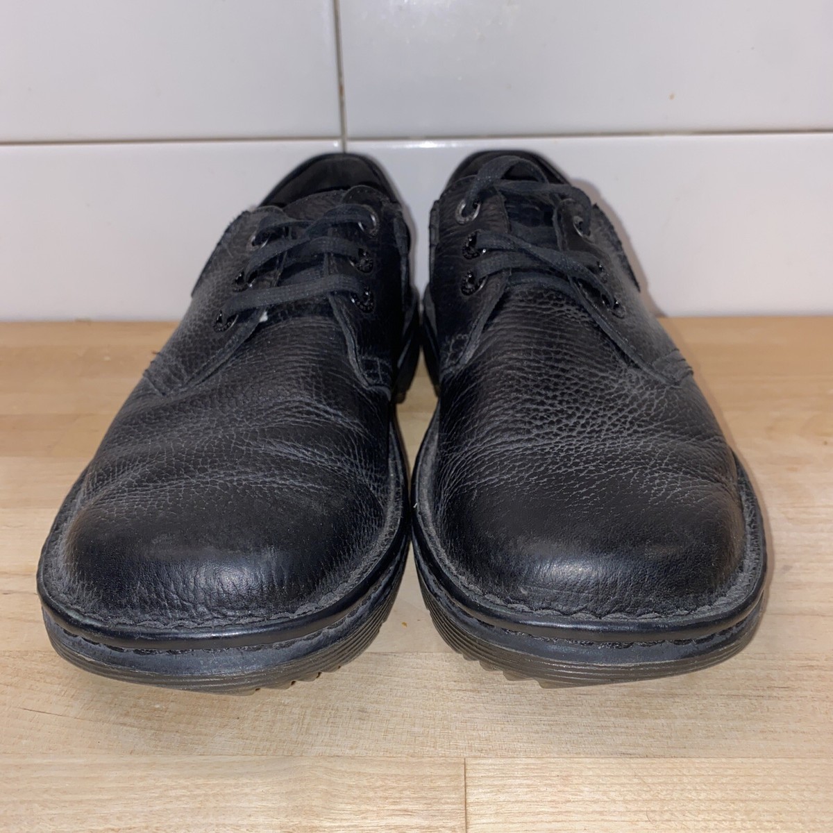 Dr Doc Martens 8780 Black Leather Oxford Shoes Made In England Men UK 8 Dr Doc Martens 0063 Industrial Low Brogue Oxford Steel Toe  main image 3