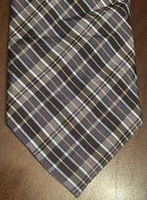 Altea Blue Gold 100% Silk Men’s Neck Tie Made In Italy