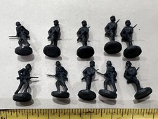 Axis  Allies D-day Board Game By Larry Harris 10 Blue Infantry Piece Parts