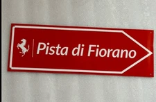 Pista Di Fiorano Racing Ferrari Street Italian Reproduction Sign Garage Decor