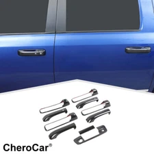 10X Side Door Handle & Tailgate Latch Decor Cover Trim Kit for 2009-18 Dodge Ram
