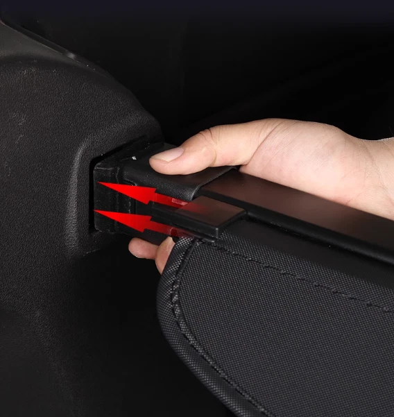 Cubierta protectora de seguridad para maletero trasero de coche Ford Edge 2009-2014 Foto 3 de 4