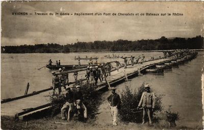CPA AVIGNON - Travaux du 7 Genie (477273)