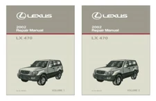 2002 Lexus LX 470 Shop Service Repair Manual Complete Set