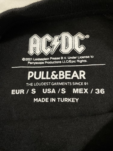 AC/DC Pull & Bear T-Shirt Size S - Picture 3 of 3