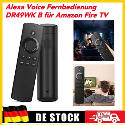 Alexa Voice Fernbedienung DR49WK B für Amazon Fire TV Stick Box Media Player DE