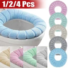 Toilet Seat Cover Pad Cushion Bathroom Closestool Warmer Covers Mat Washable NEW