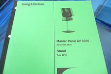 Service Manual Bang & Olufsen Master Panel AV 9000 (Type 2621), Original