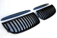 Für BMW E90 E91 Limousine Touring Glanz Schwarz Kühlergrill Front Grill 05-08