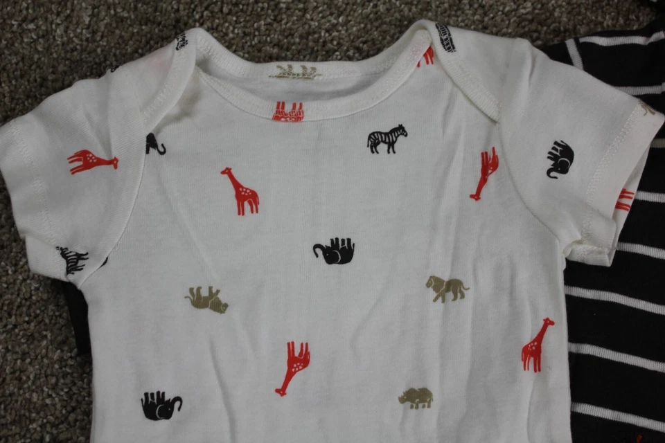 Carter's Safari 3 Piezas Marrón Sudadera con Capucha Pantalones Conjunto Bebé Niños Talla 9M 9 Meses Nuevo con Etiquetas Foto 4 de 4