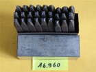 Zerbst DDR Schlagbuchstaben 3 mm A-Z . Einschlagbuchstaben Schlagstempel Punze