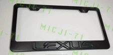 3D Lexus Emblem Stainless Steel License Plate Frame Rust Free