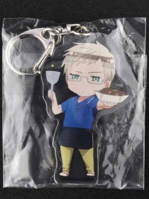 Hetalia The World Twinkle animatecafe Acrylic Key Holder Ring Sweden New