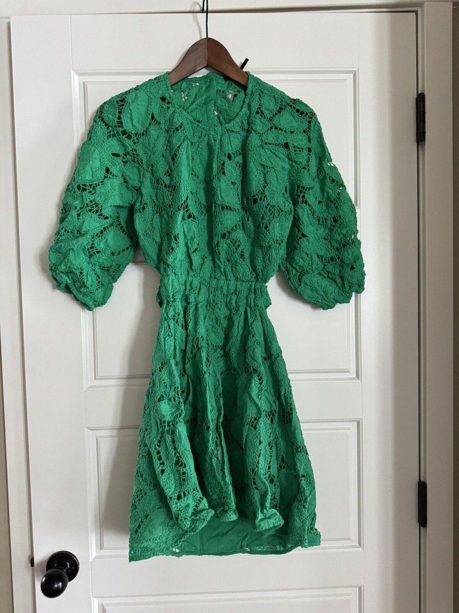 Maje womens rannick vert green dress size T 36
