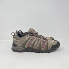 Hi Tec Tundra II WP Brown Leather Walking Hiking Low Top Shoes Women's Size 9.5