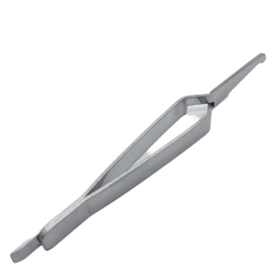Dental Reverse Action Tweezer 13cm Self Close Bracket Bond Serrated Orthodontics