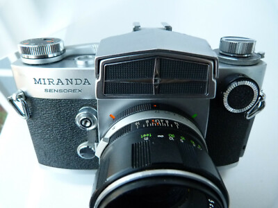 VINTAGE Miranda Sensorex 35mm SLR Camera Soligor- Miranda 50mm f1