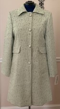 Nwt Giorgio Italia Green Floral Coat Size Xl