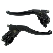 7/8" 22mm Left Right Handle Bar Brake Clutch Lever Perch for Honda CR100 CR250