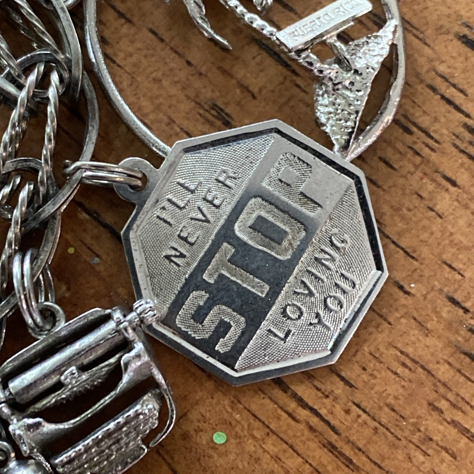 Solid Cable Sterling Excellent Condition Charm Br… - image 4