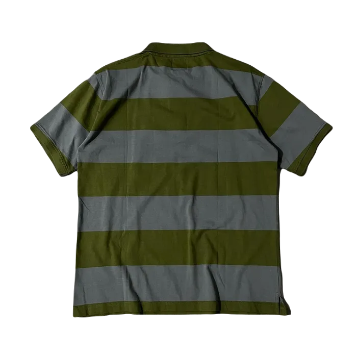 HEAVEN by MARC JACOBS Olive Green Blue-Grey Bold Striped HEAVEN by MARC JACOBS Olive Green Blue-Grey Bold Striped