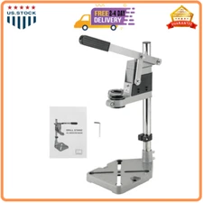 Double Mounting Drill Press Stand Bench Clamp Tool for Hand Drill Workstation...