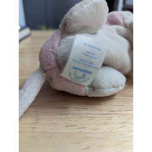Applause Hush Puppies Passion Pink Basset Hound Bean Bag stuffed toy #3 5 inch - Picture 10 of 11