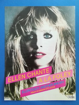 80er Jahre Magazin Foto - Promo Album - Ellen Foley