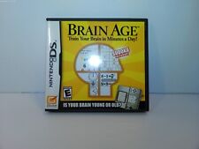 Brain Age 1 Puzzle DS Nintendo Game - Case & Manual Tested